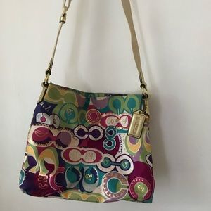 Kinda vintage Coach purse. Great colors in great condition